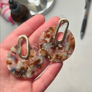 Elegant Multicolor Earring Set